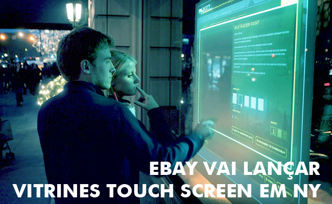 eBay vai lançar vitrines touchscreen em NY